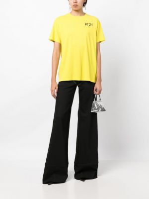 Tričko s potiskem Nº21 žluté