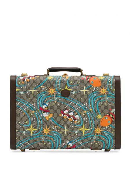 Cestovná taška Gucci Pre-owned hnedá