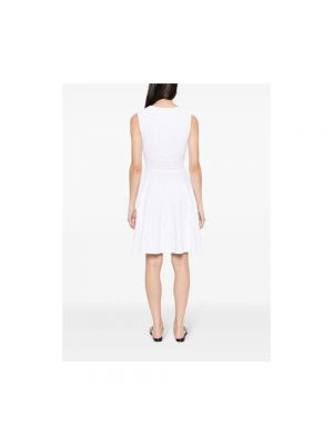 Mini vestido de tejido jacquard Antonino Valenti blanco