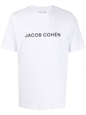 Тениска с принт Jacob Cohën бяло