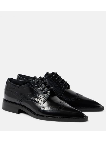 Läder brogues Victoria Beckham svart