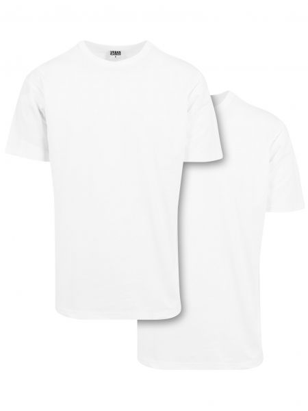 Klasické oversized základné tričko Uc Men biela