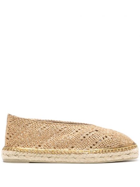 Espadrilės Castañer auksinė