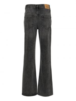 Zvonové džíny s vysokým pasem Isabel Marant šedé