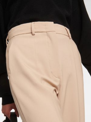 Pantaloni di lana baggy Sportmax beige