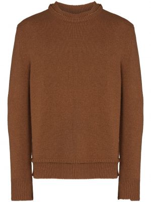 Jersey de lana Maison Margiela marrón