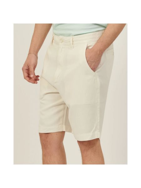 Pantalones cortos de cintura alta Guess blanco