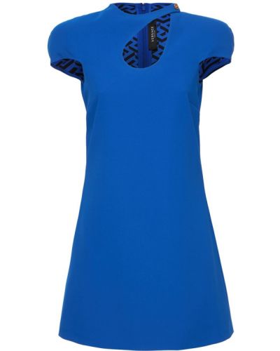 Mini šaty Versace modré