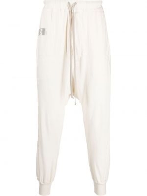 Sportovní kalhoty Rick Owens Drkshdw bílé
