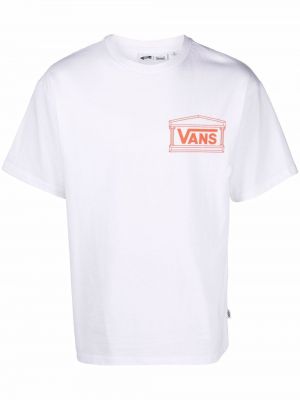 Camiseta con estampado Vans blanco