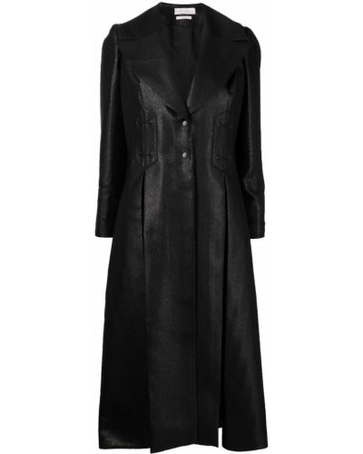 Mantel ausgestellt Saiid Kobeisy schwarz