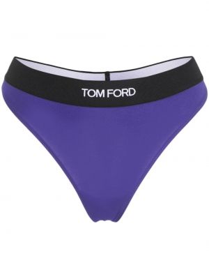 Tanga à imprimé Tom Ford violet