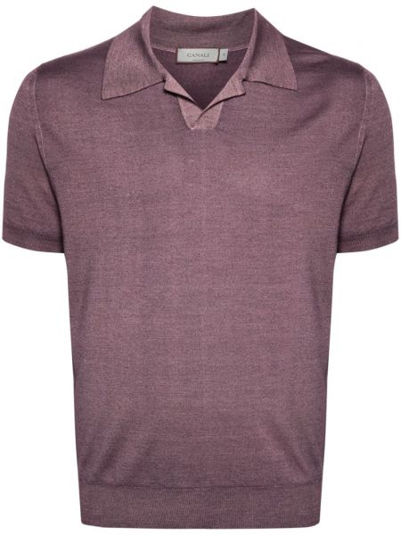 Poloshirt Canali lilla