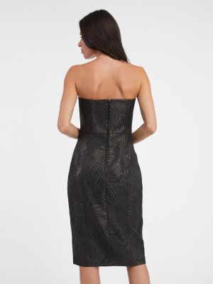 Puzdrové šaty Orsay čierna
