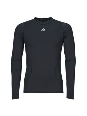 T-shirt a maniche lunghe a maniche lunghe Adidas nero