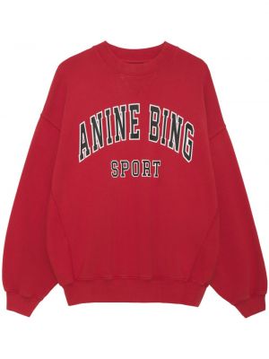 Medvilninis džemperis Anine Bing raudona