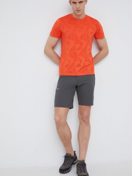CMP sportos póló narancssárga, mintás