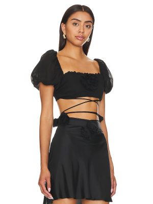 Top For Love And Lemons negro