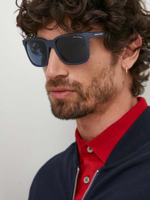 Okulary przeciwsłoneczne Armani Exchange niebieskie