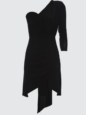 Sukienka koktajlowa Trendyol czarna