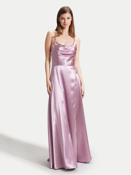 Вечерна рокля Swing розово