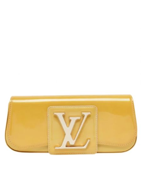 Kopertówka skórzana Louis Vuitton Vintage żółta