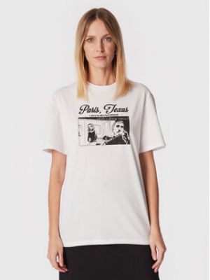 T-shirt large Silvian Heach blanc