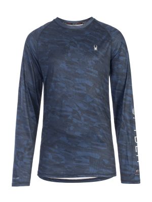 Marškinėliai ilgomis rankovėmis Spyder mėlyna