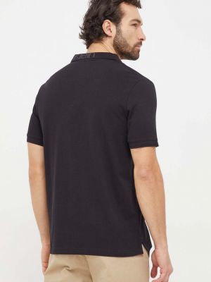 Polo majica Calvin Klein crna