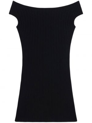 Mini šaty Ami Paris čierna
