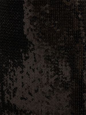 Falda midi con lentejuelas David Koma negro