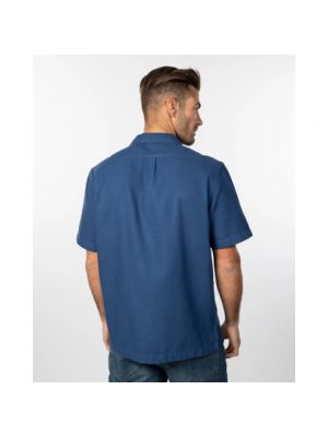 Camisa de algodón Lee azul