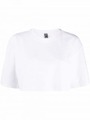 Camiseta con estampado Adidas By Stella Mccartney blanco