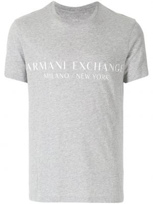 T-shirt Armani Exchange grå