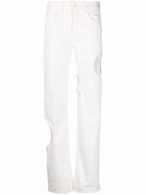 Pantalon droit Off-white blanc