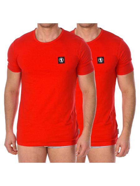 Koszulka z krótkim rękawem Bikkembergs czerwona