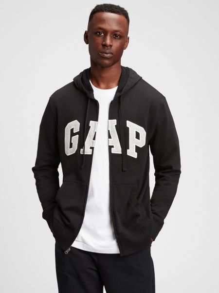 Garš sporta krekls Gap melns