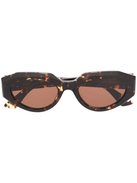 Sluneční brýle Bottega Veneta Eyewear hnědé