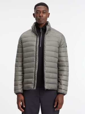 Abrigo con cremallera Calvin Klein gris