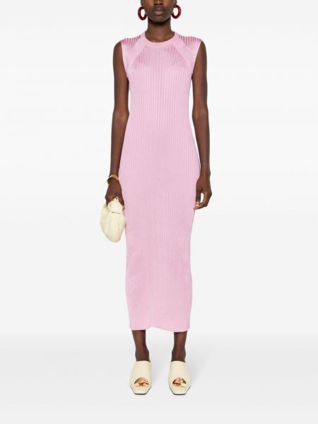 Kleid mit rundem ausschnitt Jil Sander pink
