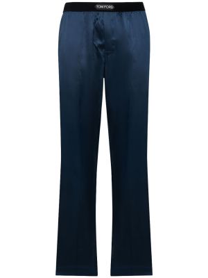 Pantalones de raso de seda Tom Ford