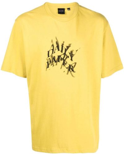 Camiseta con estampado Daily Paper amarillo