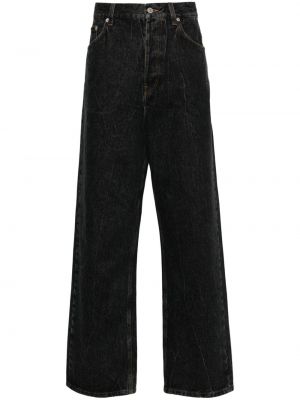 Jeans large Dries Van Noten noir