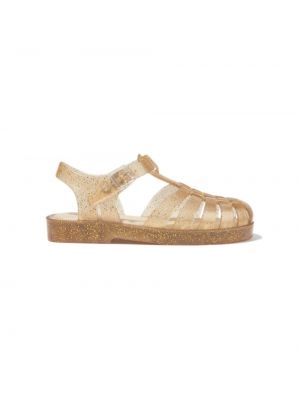 Scarpe piatte Mini Melissa oro