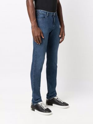 Jeans di cotone Emporio Armani blu