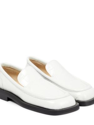 Pantofi loafer din piele Proenza Schouler alb