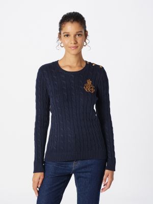 Пуловер Lauren Ralph Lauren синьо