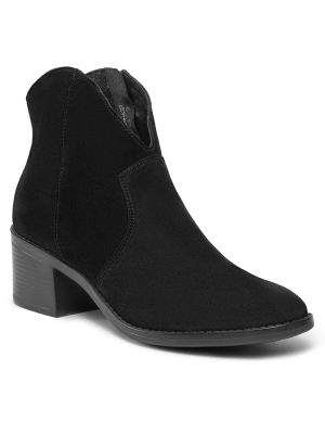 Členkové topánky Ryłko čierna