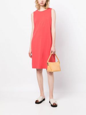 Robe en coton col rond Eileen Fisher rose