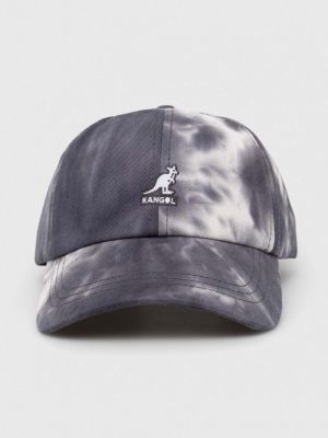 Pamučna kapa s printom Kangol siva